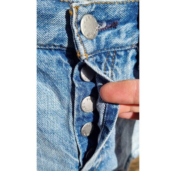 Free People We The Free Soft & Relaxed Cut Off Shorts Size 25 - Picture 5 of 10